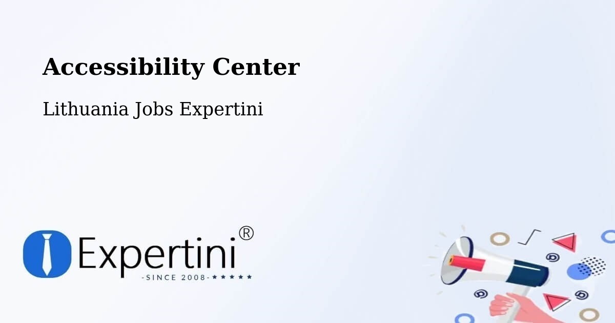 Accessibility Statement – Kalvarija - Lithuania Jobs Expertini
