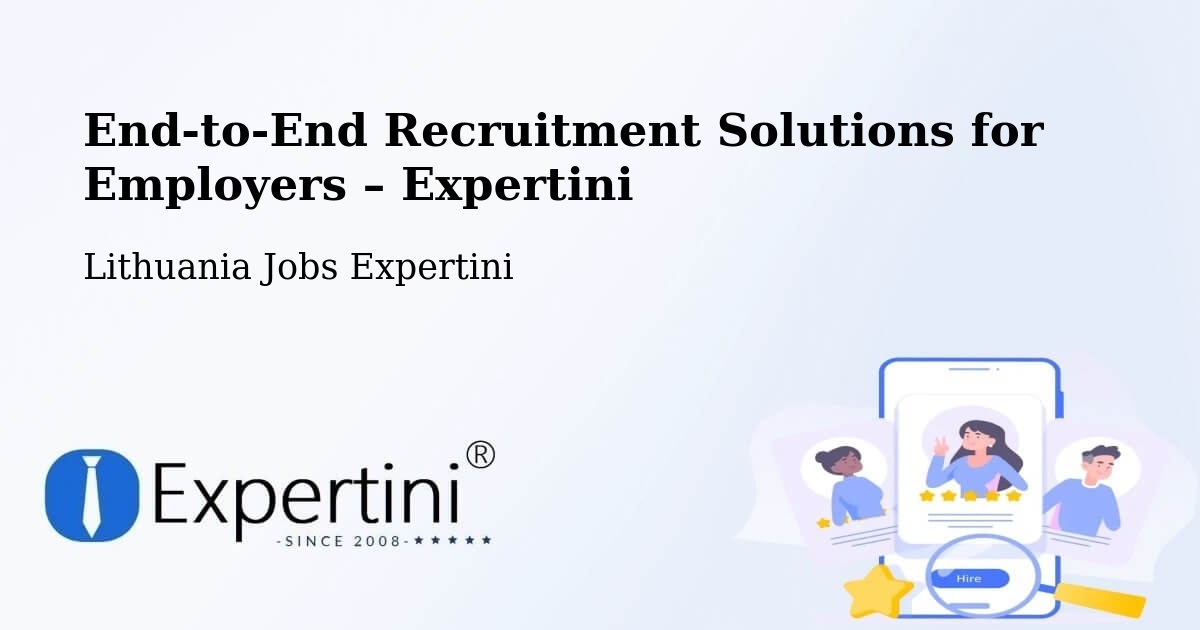 Recruitment Solutions for Employers – Kalvarija - Kalvarija, Lithuania Jobs Expertini