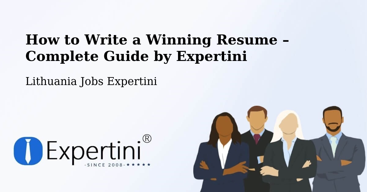Resume Writing Guide for Job Seekers – Kalvarija - Kalvarija, Lithuania Jobs Expertini
